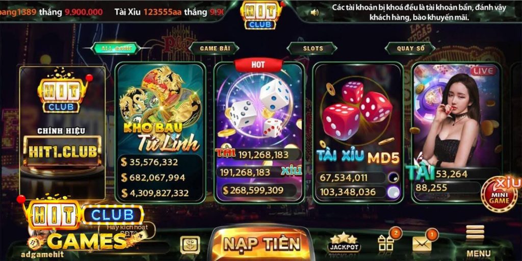 Khám Phá Kho Game Đa Dạng và Hấp Dẫn Tại Hitclub